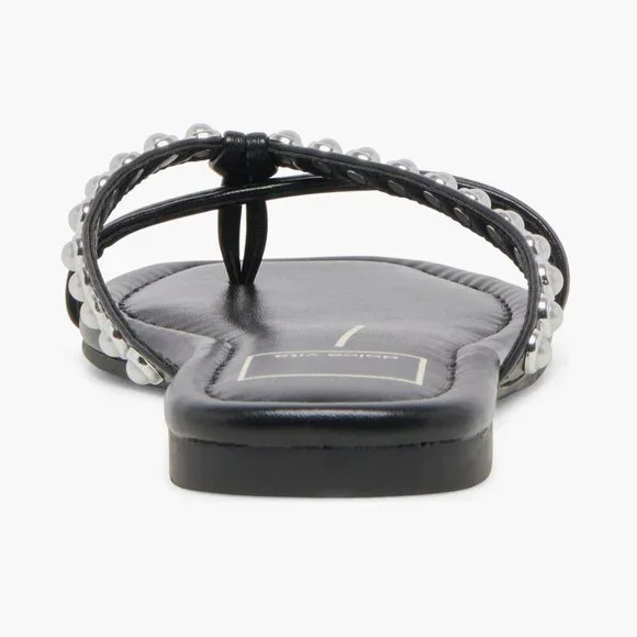 Dolce Vita Women's Lucca Imitation Pearl Flip Flop Size 8 New - Picture 10 of 16